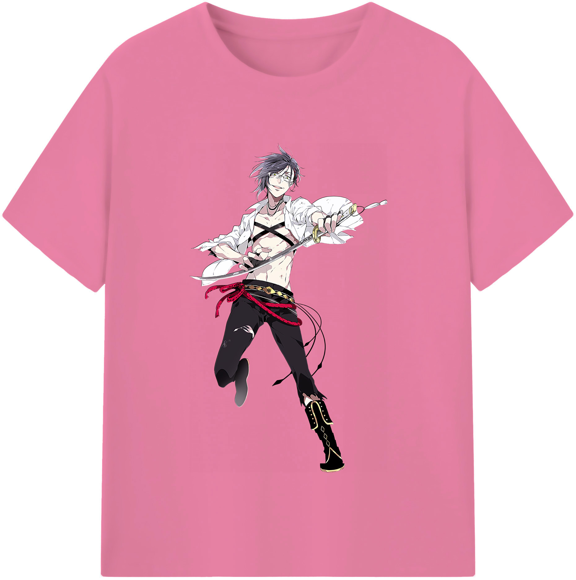（画像用） 刀剣乱舞 Touken Ranbu 綿100％半袖Tシャツ（フロントプリント）